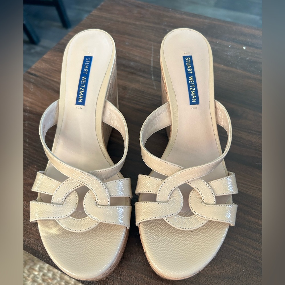 Stuart Weitzman Tan Heels